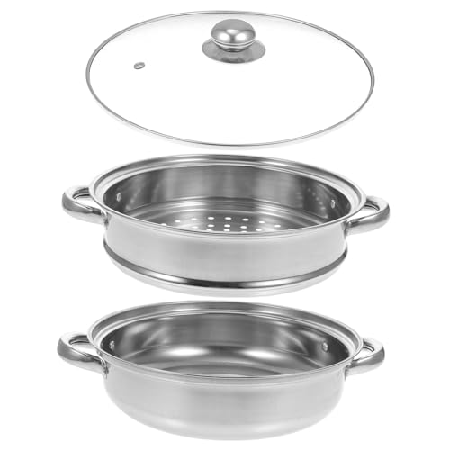 Ipetboom Dampfgarer Topf aus Multifunktionaler Kochtopf mit Deckel Dicke Dampfschicht für Gemüse und Leicht zu Reinigen und Spülmaschinenfest Ipetboom Dampfgarer Topf aus Multifunktionaler Kochtopf mit Deckel Dicke Dampfschicht für Gemüse und Leicht zu Reinigen und Spülmaschinenfest von Ipetboom