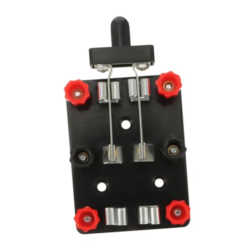 Ipetboom Doppelpoliger Doppelwurfschalter Elektrisches Experimentiergerät Physik Labor Schalter mit Hoher Festigkeit und Langlebigem Material für Schaltungsversuche von Ipetboom