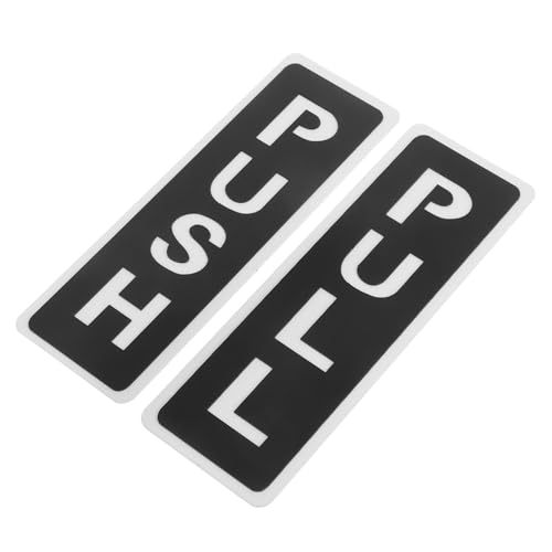 Ipetboom Doppeltes Push Pull Türschild Langlebig und Leicht zu Reinigen Klare Anweisungen für Glastüren Modernes Design für Büro Geschäft und Zuhause von Ipetboom