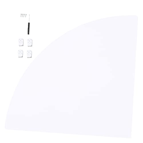 Ipetboom Eckregal Wandmontage Dreieckiger Fächerform Aufbewahrungshalter Weiß für Küche Schlafzimmer Badezimmer Büro zur Aufbewahrung von Kleinigkeiten Büchern und Ipetboom Eckregal Wandmontage Dreieckiger Fächerform Aufbewahrungshalter Weiß für Küche Schlafzimmer Badezimmer Büro zur Aufbewahrung von Kleinigkeiten Büchern und von Ipetboom