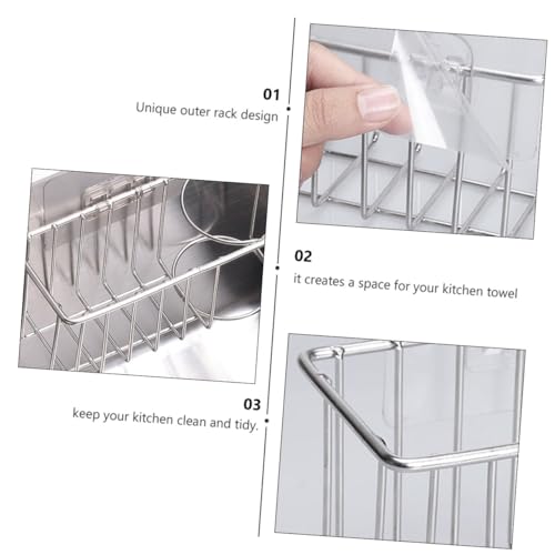 Ipetboom Edelstahl Abflusskorb für Küchenspüle Rostfreier Multifunktionaler Lappenhalter mit Offenem Boden für Schnelles Ablaufen Hygienisches Schwamm Bürsten organizer ohne Bohren Robust Ipetboom Edelstahl Abflusskorb für Küchenspüle Rostfreier Multifunktionaler Lappenhalter mit Offenem Boden für Schnelles Ablaufen Hygienisches Schwamm Bürsten organizer ohne Bohren Robust von Ipetboom
