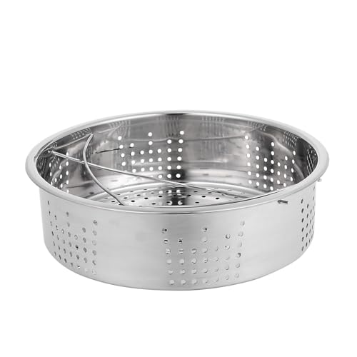 Ipetboom Edelstahl Dampfgarer mit Doppelgriffen Rundes Dampfgarkorb Gelochte Steamer Schale für Gemüse Fisch Dampfgarer Einsatz Spülmaschinenfest Vielseitig für Gesunde Mahlzeiten Ipetboom Edelstahl Dampfgarer mit Doppelgriffen Rundes Dampfgarkorb Gelochte Steamer Schale für Gemüse Fisch Dampfgarer Einsatz Spülmaschinenfest Vielseitig für Gesunde Mahlzeiten von Ipetboom