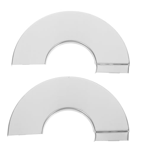 Ipetboom Edelstahl Duscharm Rosette Abdeckplatte Dekorativ Langlebig für Sauberes Organisiertes Bad und Garten Passend für Shower Head Arms Split Design von Ipetboom