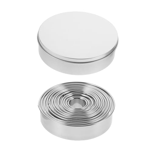 Ipetboom Edelstahl Tortenring Rund Material Langlebig Antihaft Mousse Backform Kuchenringe für Mousse Kuchen Donuts DIY Backen Küchenhelfer von Ipetboom
