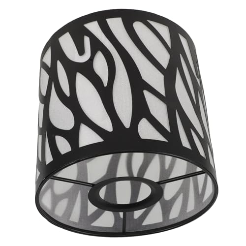 Ipetboom Eiserner Lampenschirm Hohlzylindrisch Robust Metall Lampenschirm Ersatz Für Tischlampe Deckenleuchte Mit Weicher Lichtstreuung Langlebig Und Formstabil von Ipetboom