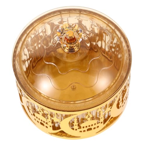 Ipetboom Elegantes Middle Eastern Candy Tray mit Kunstvollen Mustern Stilvolles Eid Serviertablett für Getrocknete Früchte und Süßigkeiten Dekoratives Party tablett für Festliche Anlässe von Ipetboom