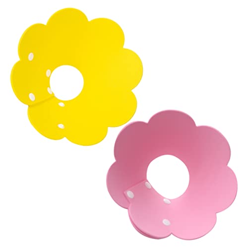 Ipetboom 2 Stück Elastisches Elisabethanisches Für Haustiere Anti Leck Und Anti Biss Halskragen Für Und Hunde in Gelb Und Rosa Für Postoperative Pflege Sanft Und Ipetboom 2 Stück Elastisches Elisabethanisches Für Haustiere Anti Leck Und Anti Biss Halskragen Für Und Hunde in Gelb Und Rosa Für Postoperative Pflege Sanft Und von Ipetboom