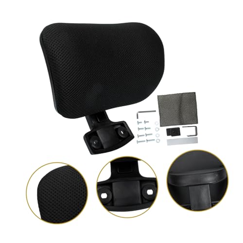 Ipetboom Ergonomische Bürostuhl Kopfstütze Höhenverstellbares Nackenstützkissen Abnehmbares Büro und Computerstuhl Kopfkissen für Nackenschmerzen und Verbesserte Bequemlichkeit Schwarzes Ipetboom Ergonomische Bürostuhl Kopfstütze Höhenverstellbares Nackenstützkissen Abnehmbares Büro und Computerstuhl Kopfkissen für Nackenschmerzen und Verbesserte Bequemlichkeit Schwarzes von Ipetboom