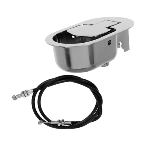 Ipetboom Ersatzgriff für Relaxsessel mit Federkabel Robust und Rostfrei Installieren Geeignet für Liegesessel Komfortable Rücklehnenentriegelung von Ipetboom