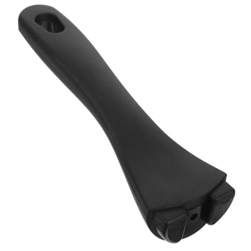 Ipetboom Ersatzgriff für Töpfe Ergonomischer Scald Griff für Kochgeschirr Hitzebeständig Schwarz Küchenaccessoire Langlebig und Einfach zu Reinigen von Ipetboom