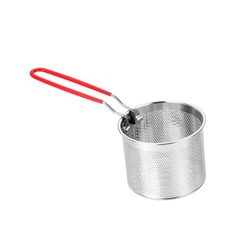 Ipetboom Frittierkorb mit Ergonomischem Griff Abnehmbar Hitzebeständig Tiefes Abtropfsieb für Pommes Gemüse Fleisch Langlebiger Frittierkorb für Küchengebrauch Ipetboom Frittierkorb mit Ergonomischem Griff Abnehmbar Hitzebeständig Tiefes Abtropfsieb für Pommes Gemüse Fleisch Langlebiger Frittierkorb für Küchengebrauch von Ipetboom