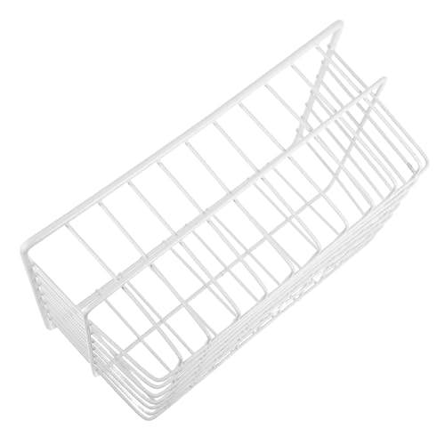 Ipetboom Gefrierschrank Organizer Korb Metall Mehrlagiger Freezer Storage Basket mit Belüftung Vielseitig Kompatibel für Brust Truhen gefriergeräte Einfache Installation Weiß von Ipetboom
