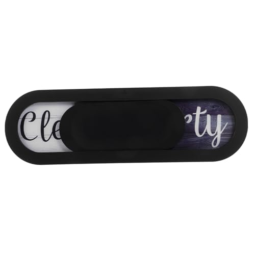 Ipetboom Geschirrspüler Magnet Oval Schwarz Holzoptik Kratzfestes Clean Dirty Schild mit Hoher Haftung Praktischer Indikator für Sauber Schmutzig Küchenmagnet für Spülmaschine Modernes von Ipetboom