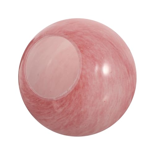 Ipetboom Glas Lampenschirm Kugel Ømm Rosa Lampenabdeckung Deckenleuchte Pendelleuchte Dekorativer Lampenschirm für Restaurant Ambientebeleuchtung von Ipetboom