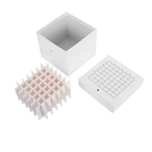 Ipetboom Große Laborproben Gefrierbox mit Deckel Robuste Fächer Aufbewahrungsbox für Röhrchen Langlebige Kryokonservierung und Effiziente Probenlagerung im Labor Ipetboom Große Laborproben Gefrierbox mit Deckel Robuste Fächer Aufbewahrungsbox für Röhrchen Langlebige Kryokonservierung und Effiziente Probenlagerung im Labor von Ipetboom
