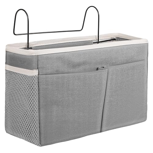 Ipetboom Hängende Aufbewahrungstasche für Bett Mehrfacher Taschenorganizer aus Strapazierfähigem und für Schlafzimmer Wohnheime und Kleine Räume Platzsparendes Design und Flexible Montage von Ipetboom