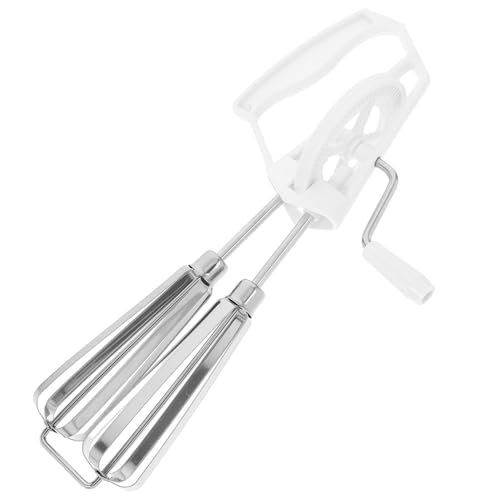 Ipetboom Halbautomatischer Handkurbel Eierschläger aus Manueller Handmixer für Rühren Backen und Kochen im Haushalt Vielseitiger Küchenquirl für Müheloses Mischen von Ipetboom