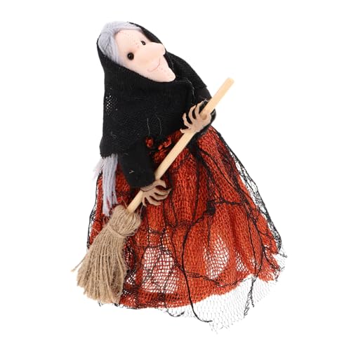 Ipetboom Halloween Hexenbesen-dekoration mit Filigraner Hexenpuppe Gruseliges Partyzubehör für Innen und Außen Leicht Aufzuhängen Vielseitig als Tisch Hängedeko Geeignet Perfektes Geschenk Ipetboom Halloween Hexenbesen-dekoration mit Filigraner Hexenpuppe Gruseliges Partyzubehör für Innen und Außen Leicht Aufzuhängen Vielseitig als Tisch Hängedeko Geeignet Perfektes Geschenk von Ipetboom