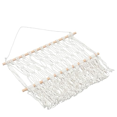Ipetboom Handgewebtes Wandregal Kinderzimmer Baumwollseil Aufbewahrung Mesh Hängematte Bücherregal Jungen Mädchen Wanddekoration Praktisch und Robust Ipetboom Handgewebtes Wandregal Kinderzimmer Baumwollseil Aufbewahrung Mesh Hängematte Bücherregal Jungen Mädchen Wanddekoration Praktisch und Robust von Ipetboom