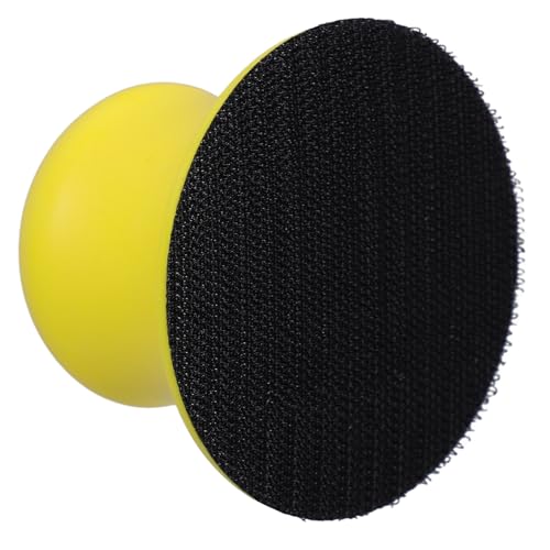 Ipetboom Handlicher Runder PU Schleifblock mit Selbstklebendem Haken Flauschverschluss Ergonomisch Weicher Schaumstoffgriff Langlebig für Holz Metall Kunststoffschliff bei von Ipetboom