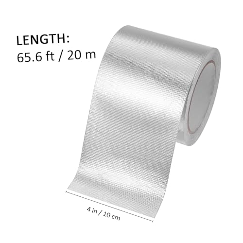 Ipetboom Hochtemperaturbeständiges Aluminiumfolienband mit Glasfaservlies Selbstklebendes Reparaturband für Dämmung Abdichtung und Feuerschutz Hitze Schallisolierend Verstärkt Reißfest Ipetboom Hochtemperaturbeständiges Aluminiumfolienband mit Glasfaservlies Selbstklebendes Reparaturband für Dämmung Abdichtung und Feuerschutz Hitze Schallisolierend Verstärkt Reißfest von Ipetboom