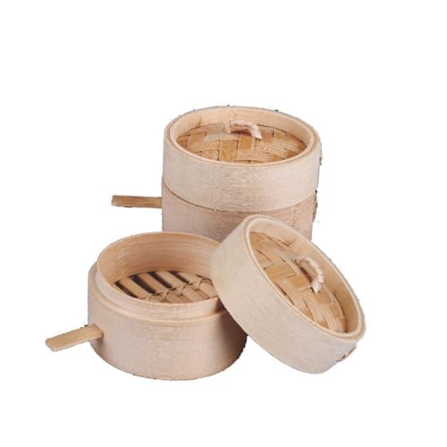 Ipetboom Holz Dampfgarer Rund Dämpfeinsatz mit Deckel für Dim Sum Dessert Gemüse Dampfgaren Traditionelle Chinesische Küche Zubehör Ipetboom Holz Dampfgarer Rund Dämpfeinsatz mit Deckel für Dim Sum Dessert Gemüse Dampfgaren Traditionelle Chinesische Küche Zubehör von Ipetboom