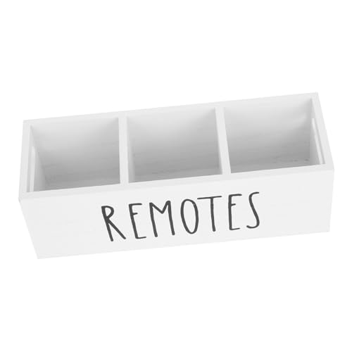 Ipetboom Holz Organizer für Fernbedienungen und Bürobedarf Multifunktionale Aufbewahrungsbox für Schreibtisch Minimalistischer Tischhalter für Schlafzimmer und Wohnzimmer Weiß Platzsparend Ipetboom Holz Organizer für Fernbedienungen und Bürobedarf Multifunktionale Aufbewahrungsbox für Schreibtisch Minimalistischer Tischhalter für Schlafzimmer und Wohnzimmer Weiß Platzsparend von Ipetboom