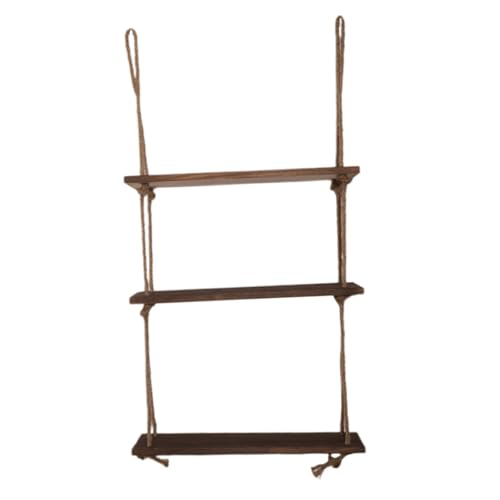 Ipetboom Holz Wandregal Stufig Vintage Design Wandmontiertes Schweberegal aus Kiefernholz Platzsparendes Aufbewahrungs und Dekoregal für Wohnzimmer Schlafzimmer Badezimmer Geeignet als von Ipetboom