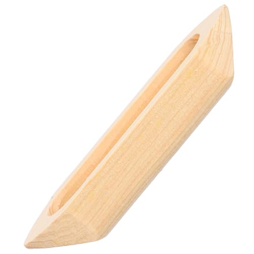 Ipetboom Holzboot Modell Dekoration Handgefertigtes Holzboot Ornament Robustes Desktop Boot aus Naturholz Kompakt Vielseitig für Wohn und Partydeko von Ipetboom