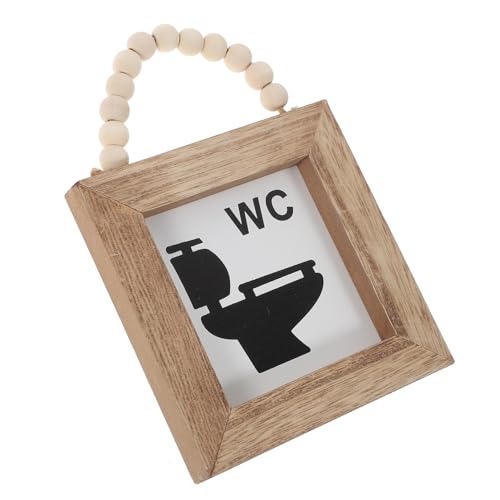 Ipetboom Holzschild Toilette Wc Wanddekoration aus Holz Rustikales Badezimmer Hängeschild Langlebiges Hölzernes Wandpendant für Gäste Wc Einfache Montage Dekoratives Bad Accessoire Ipetboom Holzschild Toilette Wc Wanddekoration aus Holz Rustikales Badezimmer Hängeschild Langlebiges Hölzernes Wandpendant für Gäste Wc Einfache Montage Dekoratives Bad Accessoire von Ipetboom