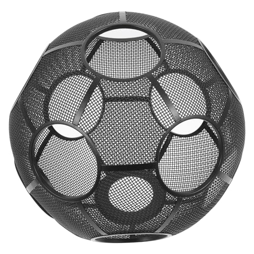 Ipetboom Industrieller Runder Lampenschirm aus Metall Dekorative Hohl Gestaltete Deckenlampe Langlebige für Wohnzimmer Bar Esszimmer Einfache Montage von Ipetboom