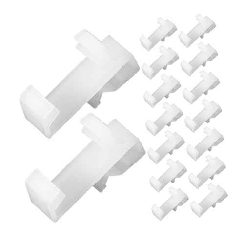 Ipetboom Jalousie Zubehör 20 Stück Versteckte Volant Jalousie Clips Für Fenster Transparente Kunststoff Jalousie Clips Ersatz Kunststoff Vorhang Clips Fensterpaneel Clip Volant Clip von Ipetboom