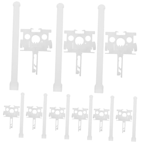 Ipetboom Jalousien Reparaturset Weißer mit Stiel Ersatzteile für Lamellenvorhänge Praktisches Unsichtbares Reparaturzubehör für Fensterjalousien von Ipetboom