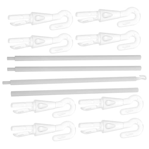 Ipetboom Jalousienstab mit Haken PP Kunststoff Vorhangstangen Verbindungshaken für Lamellen Leicht Geeignet für Büro Zuhause Schule Teilig von Ipetboom