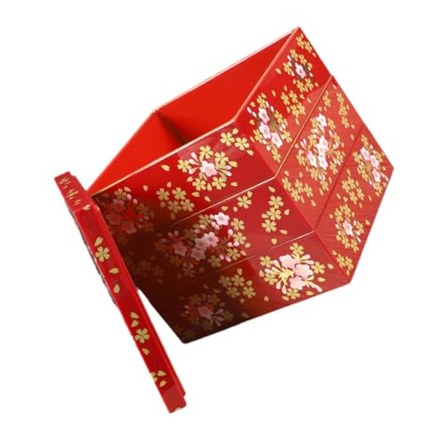 Ipetboom Japanische Sushi Box Mittlere Dreistöckig Lebensmittelechter Kunststoff Stapelbar mit Realistischem Kirschblüten Motiv Vielseitig Einsetzbar für Sushi Snacks und Obst Praktische Ipetboom Japanische Sushi Box Mittlere Dreistöckig Lebensmittelechter Kunststoff Stapelbar mit Realistischem Kirschblüten Motiv Vielseitig Einsetzbar für Sushi Snacks und Obst Praktische von Ipetboom