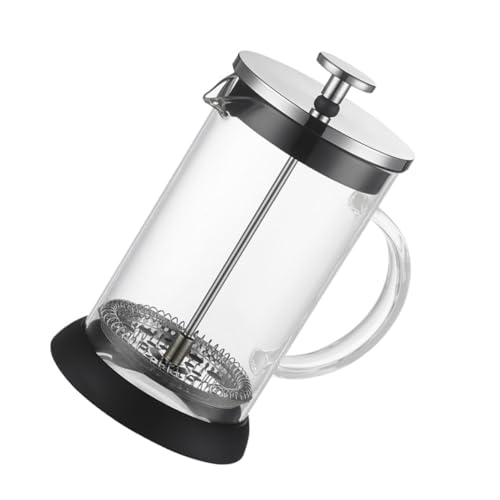 Ipetboom Kaffeepresse mit Hitzebeständigem Multifunktionaler Filter für Heiße und Kalte Getränke Modischer Haushaltstee und Kaffeebereiter Langlebiger Edelstahlfilter von Ipetboom
