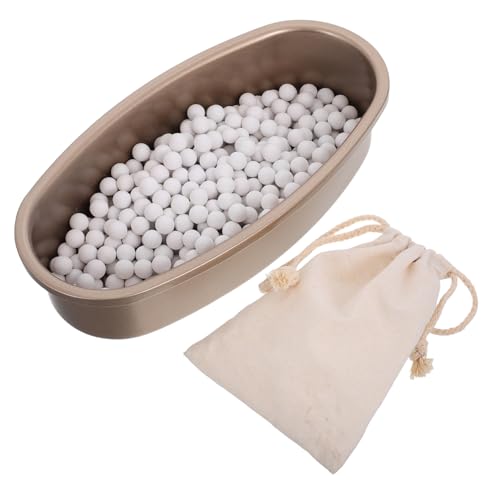 Ipetboom Keramik Backstein mit Beutel und Goldfarbenem Backblech Feuchtigkeitsabsorbierend für Extra Knackige Baguettes und Kuchen Gleichmäßige Hitzeverteilung für Ofen und Toaster Ipetboom Keramik Backstein mit Beutel und Goldfarbenem Backblech Feuchtigkeitsabsorbierend für Extra Knackige Baguettes und Kuchen Gleichmäßige Hitzeverteilung für Ofen und Toaster von Ipetboom