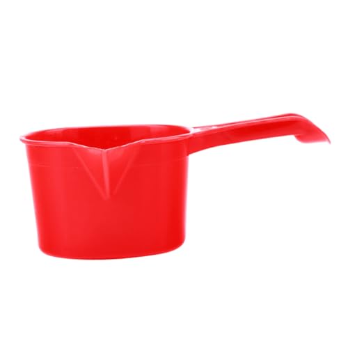 Ipetboom Keramik Wasserschöpfer mit Dickem Kunststoffgriff Langer Ausgießer Vielseitiger Wasserschöpfer für Keramikgießen Blumenbewässerung und Haushalt Robustes Design in Rot von Ipetboom