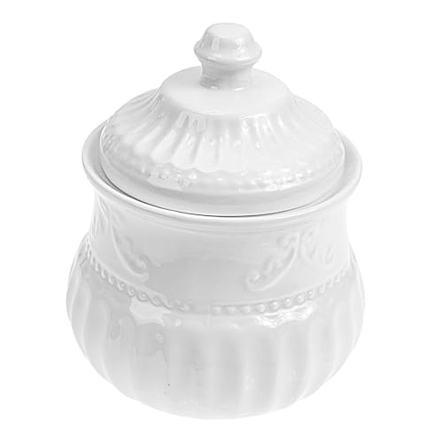 Ipetboom Keramische Zuckerdose mit Geprägtem Muster Leicht und Praktisch Vielseitiger Zuckerbehälter für Kaffee und Gewürze für Haushalt Ipetboom Keramische Zuckerdose mit Geprägtem Muster Leicht und Praktisch Vielseitiger Zuckerbehälter für Kaffee und Gewürze für Haushalt von Ipetboom