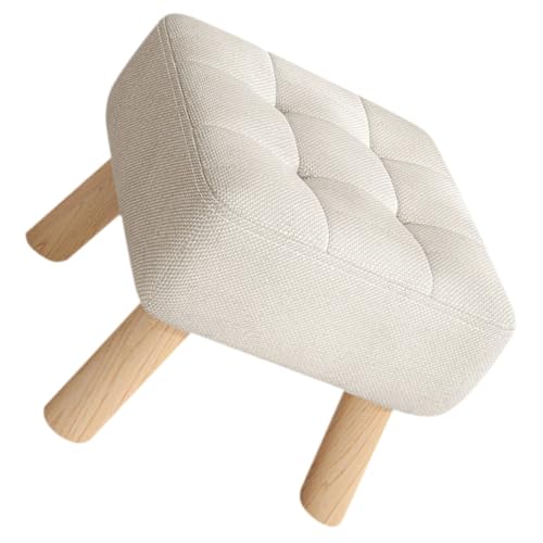 Ipetboom Kinderhocker Gepolstert Abnehmbar Waschbar Kinderfußbank mit Stabilem Holzrahmen Kleiner Sitzhocker für Kinderzimmer Wohnzimmer Sofa Fußhocker für Jungen und Mädchen von Ipetboom