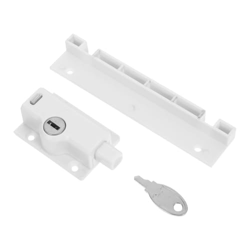 Ipetboom Kindersicheres Schiebefenster-schloss Weiß Fenster Türsicherung mit Zwei Verriegelungspositionen Kompatibel für Schiebetüren und Fenster Robuster Schutz für Zuhause von Ipetboom