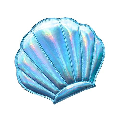 Ipetboom Klappbarer Doppelseitiger Spiegel Muschelform Tragbarer Hologrammspiegel Aus Puleder Für Mädchen Frauen Damen Blau Ipetboom Klappbarer Doppelseitiger Spiegel Muschelform Tragbarer Hologrammspiegel Aus Puleder Für Mädchen Frauen Damen Blau von Ipetboom