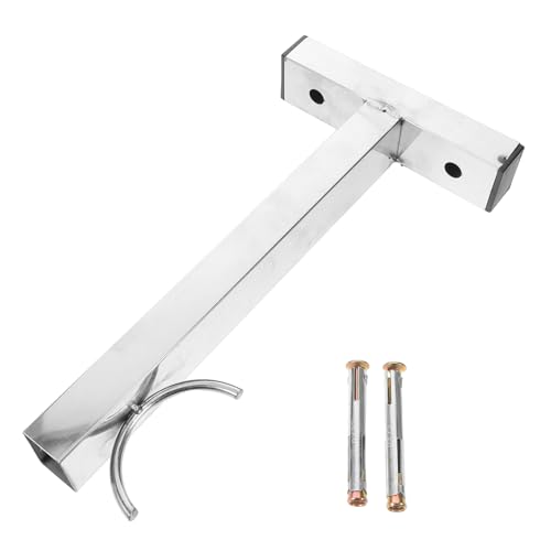 Ipetboom Kleiderstangenhalterung Kleiderstangenhalter Kleiderstangenhalter Kleiderstangenhalterung Kleiderstangenbasis Stabilitätshalterungen Silber von Ipetboom