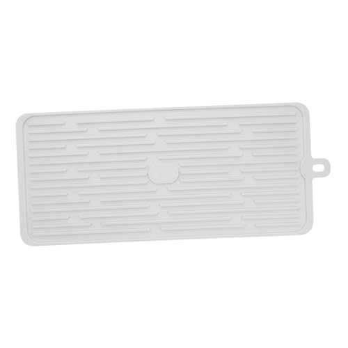 Ipetboom Kleine Silikon Abtropfmatte Rutschfest Saugfähig Küchenmatte für Geschirr und Obst Pflegeleicht Hitzebeständig Vielseitig Einsetzbar für Spüle und Arbeitsplatte Weiß Ipetboom Kleine Silikon Abtropfmatte Rutschfest Saugfähig Küchenmatte für Geschirr und Obst Pflegeleicht Hitzebeständig Vielseitig Einsetzbar für Spüle und Arbeitsplatte Weiß von Ipetboom