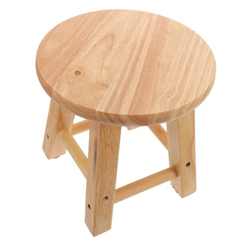 Ipetboom Kleiner Massiver Hocker Stabiler Vielseitiger Sitzhocker für Bad Wohnzimmer und Kinderzimmer Langlebig Leicht zu Reinigen Praktischer Niedriger Tritthocker aus Robustem Vollholz Ipetboom Kleiner Massiver Hocker Stabiler Vielseitiger Sitzhocker für Bad Wohnzimmer und Kinderzimmer Langlebig Leicht zu Reinigen Praktischer Niedriger Tritthocker aus Robustem Vollholz von Ipetboom