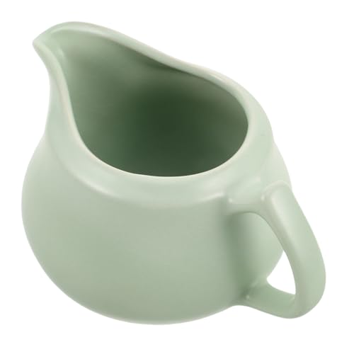Ipetboom Kleines Milchkännchen aus Keramik Vielseitiger Sahnekännchen und Saucierkrug mit Griff Praktische für Milch Sauce Sirup Robust und Langlebig für Küche und Gastronomie von Ipetboom