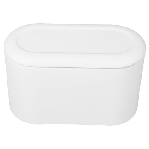 Ipetboom Kompakter Desktop Abfalleimer mit Druckdeckel Weiß Langlebig und Wiederverwendbar für Kleine Abfälle Geruchsdicht Multifunktional als Aufbewahrungsbox für Büro und Küche Ipetboom Kompakter Desktop Abfalleimer mit Druckdeckel Weiß Langlebig und Wiederverwendbar für Kleine Abfälle Geruchsdicht Multifunktional als Aufbewahrungsbox für Büro und Küche von Ipetboom