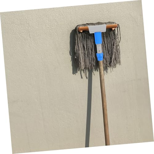 Ipetboom Kompatibler Mop Ersatzkopf mit Robustem Kunststoffgriff Einsetzbar für Badezimmer und Bodenwischmopps Abnehmbarer Wischmopp Klammergriff für Schnelle für Professionelle und von Ipetboom