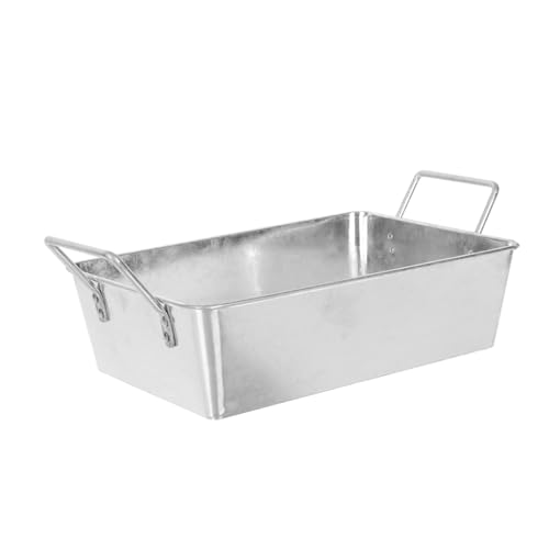 Ipetboom Koreanische Brathähnchenplatte mit Griff Metall servierteller für Pommes Frites und Snacks Praktische Wasserdichte Aufbewahrungsplatte Geeignet für Partys und Familienfeiern Ipetboom Koreanische Brathähnchenplatte mit Griff Metall servierteller für Pommes Frites und Snacks Praktische Wasserdichte Aufbewahrungsplatte Geeignet für Partys und Familienfeiern von Ipetboom