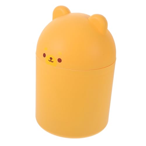 Ipetboom Kreativer Cartoon Tischmülleimer Mini Abfalleimer für Büro und Zuhause Tragbare Müllbox im Bären Design Einfach zu Reinigen für Küche Wohnzimmer Schlafzimmer Bad Ipetboom Kreativer Cartoon Tischmülleimer Mini Abfalleimer für Büro und Zuhause Tragbare Müllbox im Bären Design Einfach zu Reinigen für Küche Wohnzimmer Schlafzimmer Bad von Ipetboom